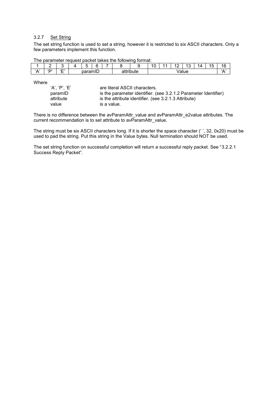 7 set string | Kramer Electronics SP-14 User Manual | Page 19 / 28