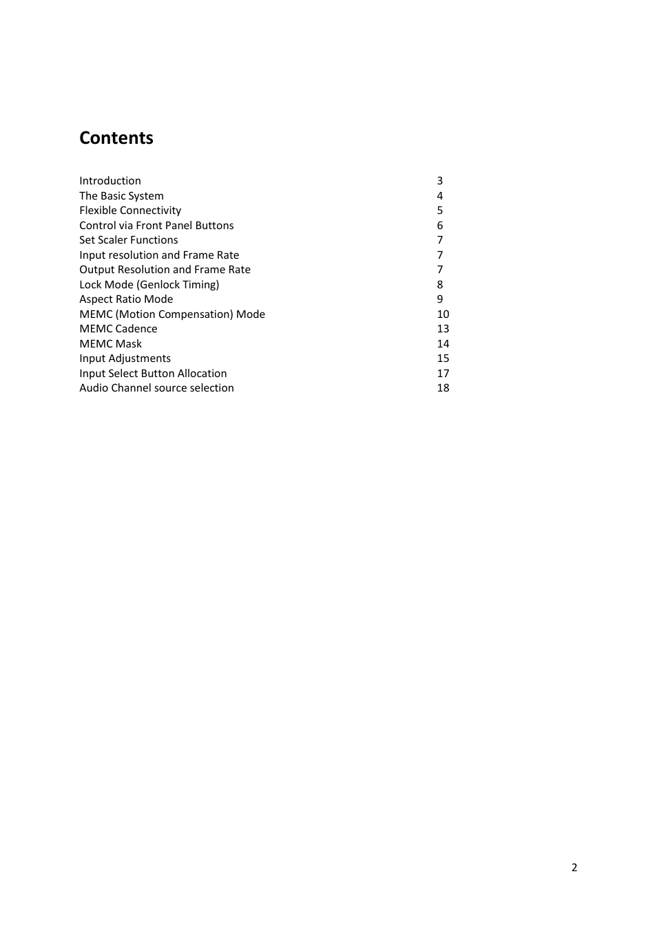 Kramer Electronics SP-14 User Manual | Page 3 / 19