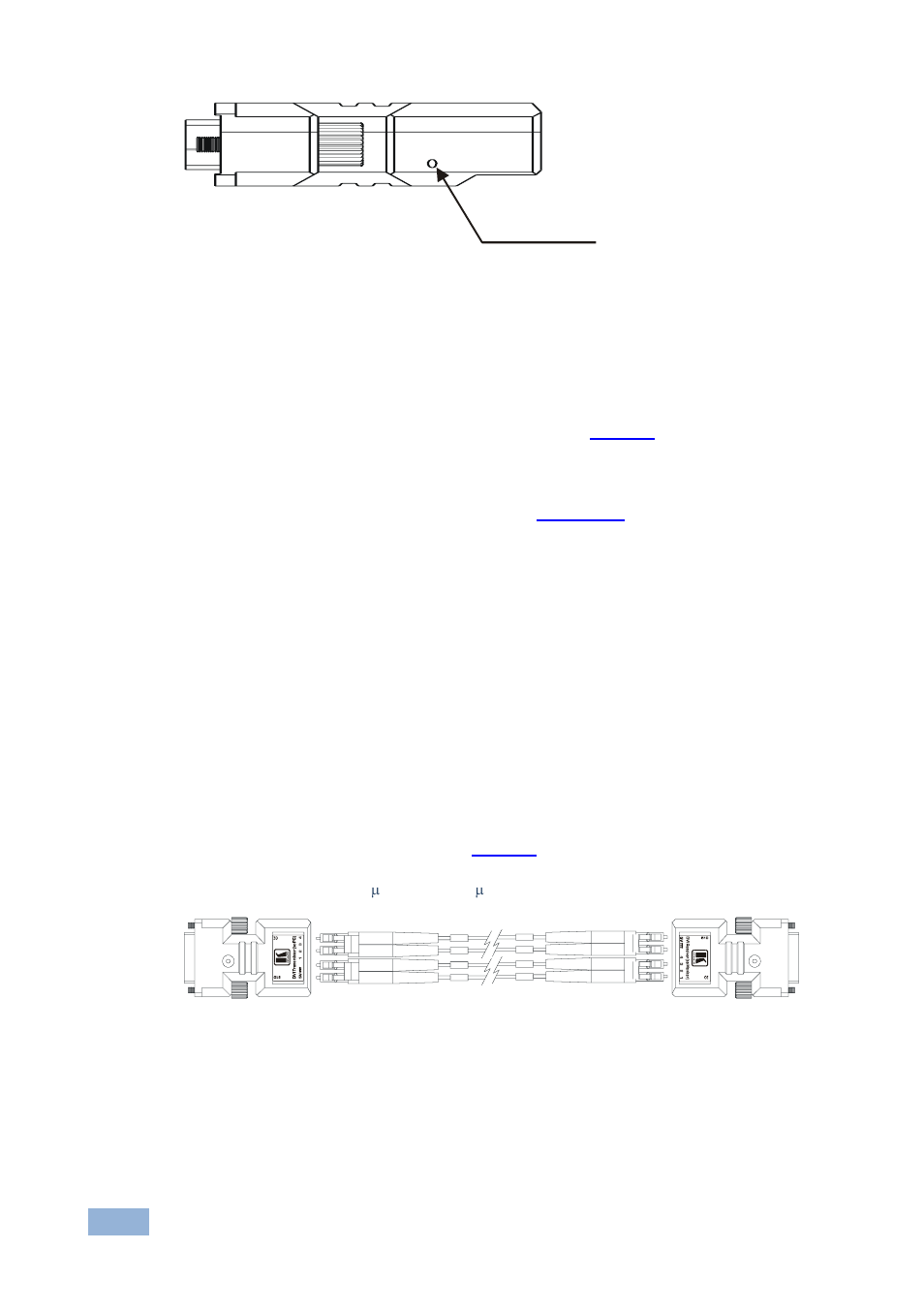 Figure 2: the auto edid button on the 610t, Figure 3: connecting the fiber optic cables, Figure 2 | Kramer Electronics 610T User Manual | Page 8 / 13