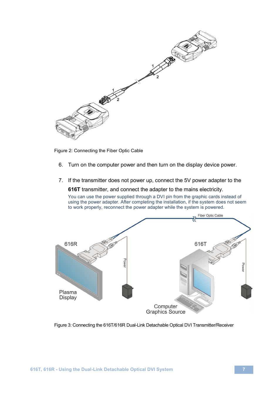 Figure 2: connecting the fiber optic cables, Figure 3, Illu | Figure 2 | Kramer Electronics 616R/T User Manual | Page 10 / 14