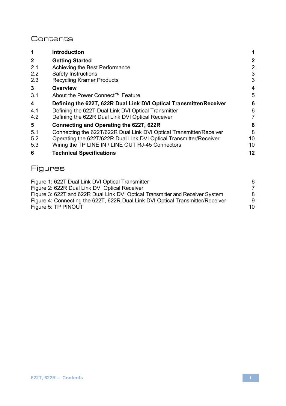 Kramer Electronics 622T User Manual | Page 3 / 17