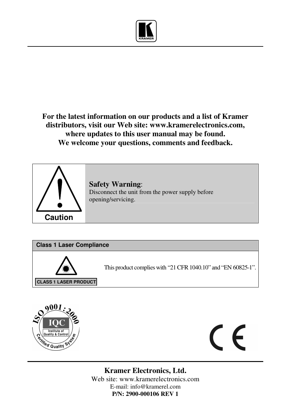 Kramer Electronics 648 User Manual | Page 13 / 13