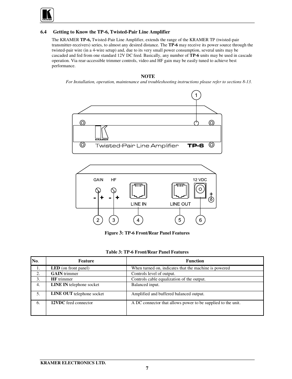 Kramer Electronics 704 User Manual | Page 10 / 32