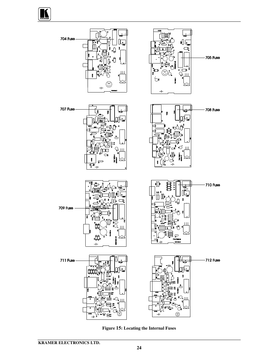 Kramer Electronics 704 User Manual | Page 27 / 32
