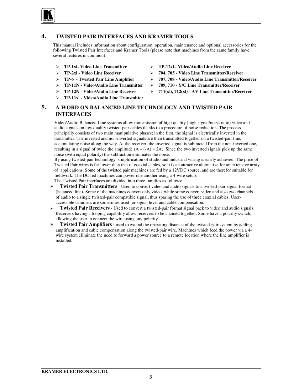 Kramer Electronics 704 User Manual | Page 6 / 32