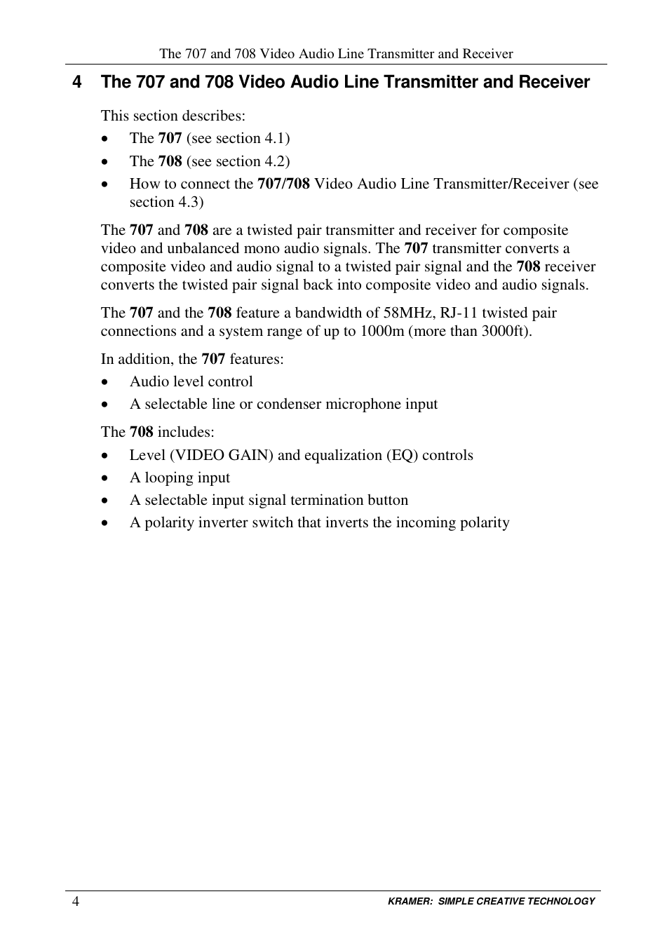 Kramer Electronics 711xl User Manual | Page 7 / 25
