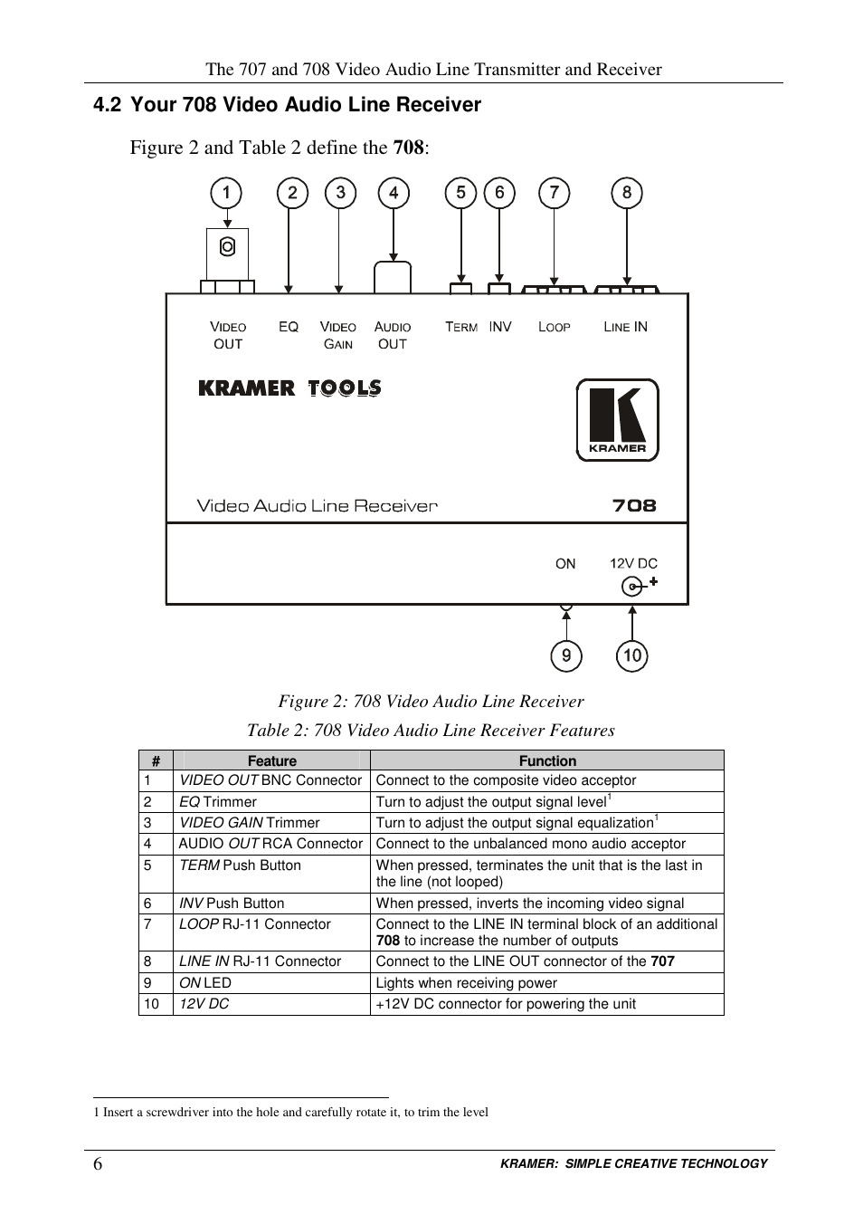 Kramer Electronics 711xl User Manual | Page 9 / 25
