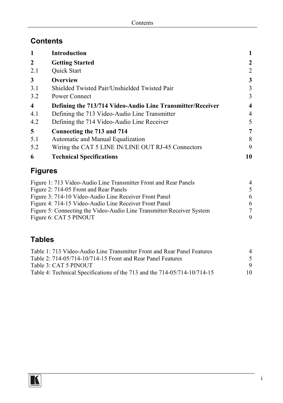 Kramer Electronics 714 User Manual | Page 2 / 14