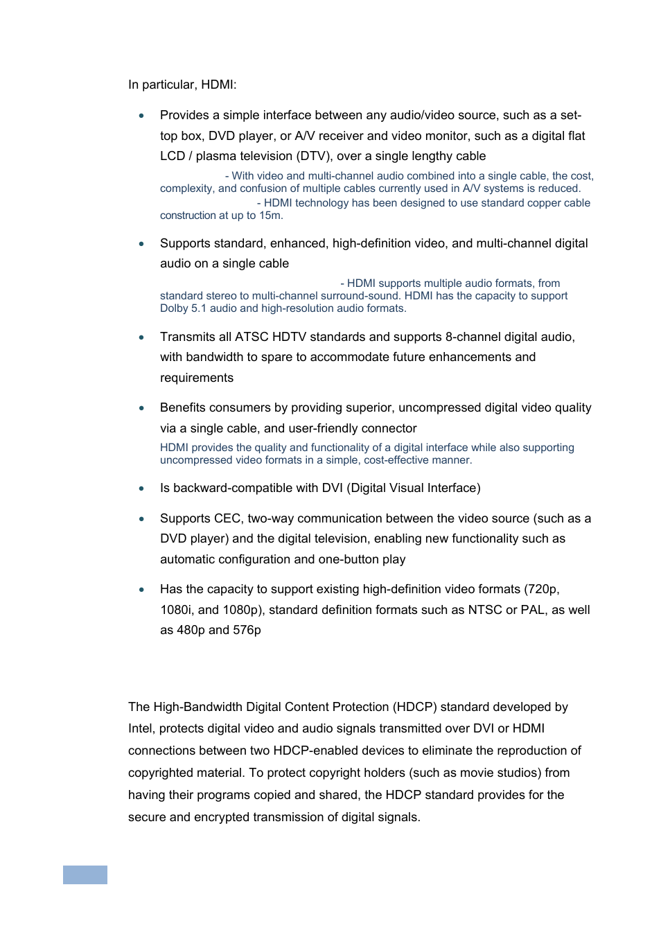 2 about hdcp, About hdcp | Kramer Electronics PT-101H4 User Manual | Page 7 / 13