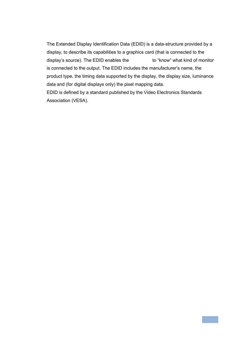 3 defining edid, Defining edid | Kramer Electronics PT-101H4 User Manual | Page 8 / 13