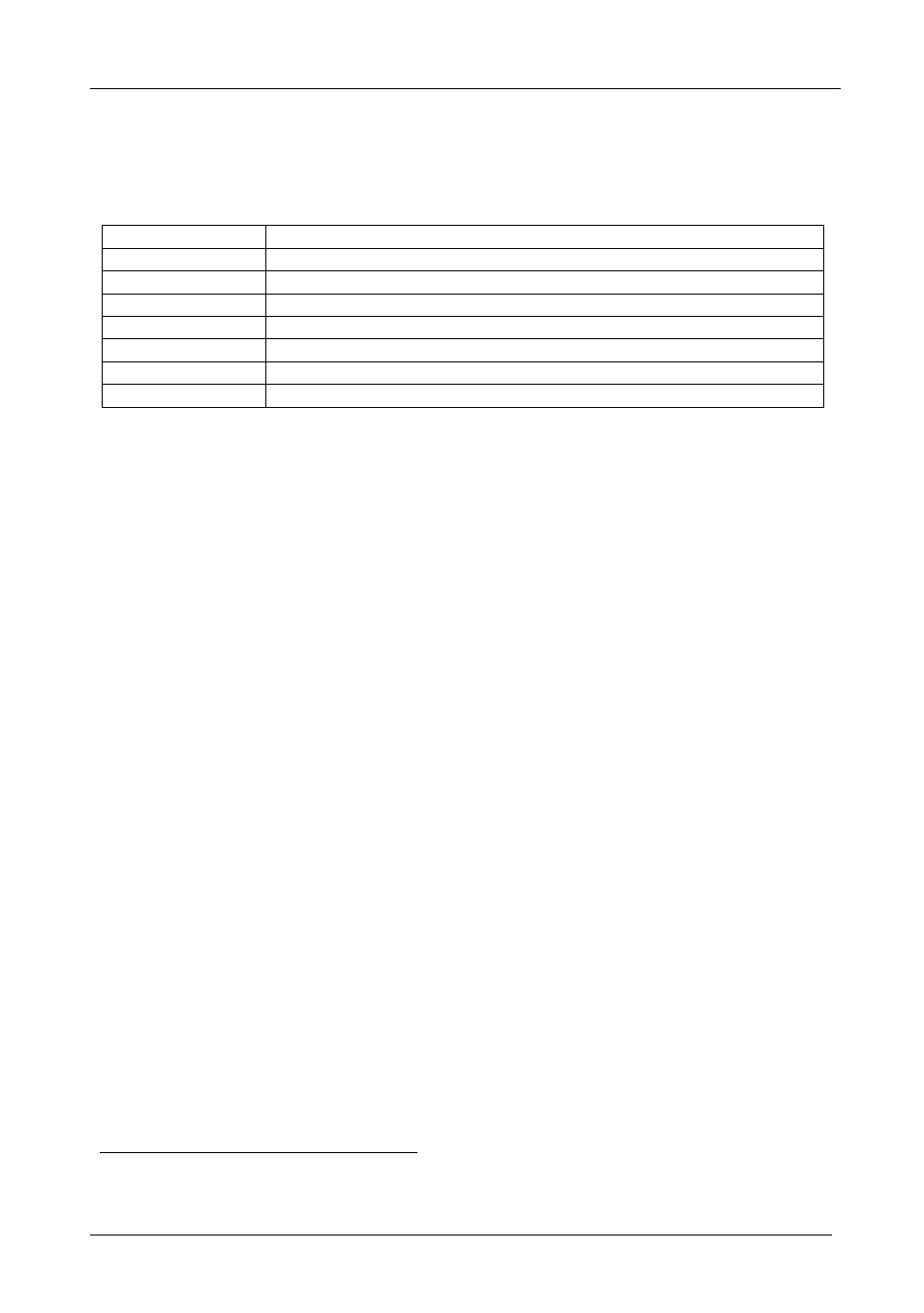6 technical specifications, Technical specifications, Table 2 incl udes the technical specifications | Kramer Electronics PT-101HDCP User Manual | Page 8 / 10