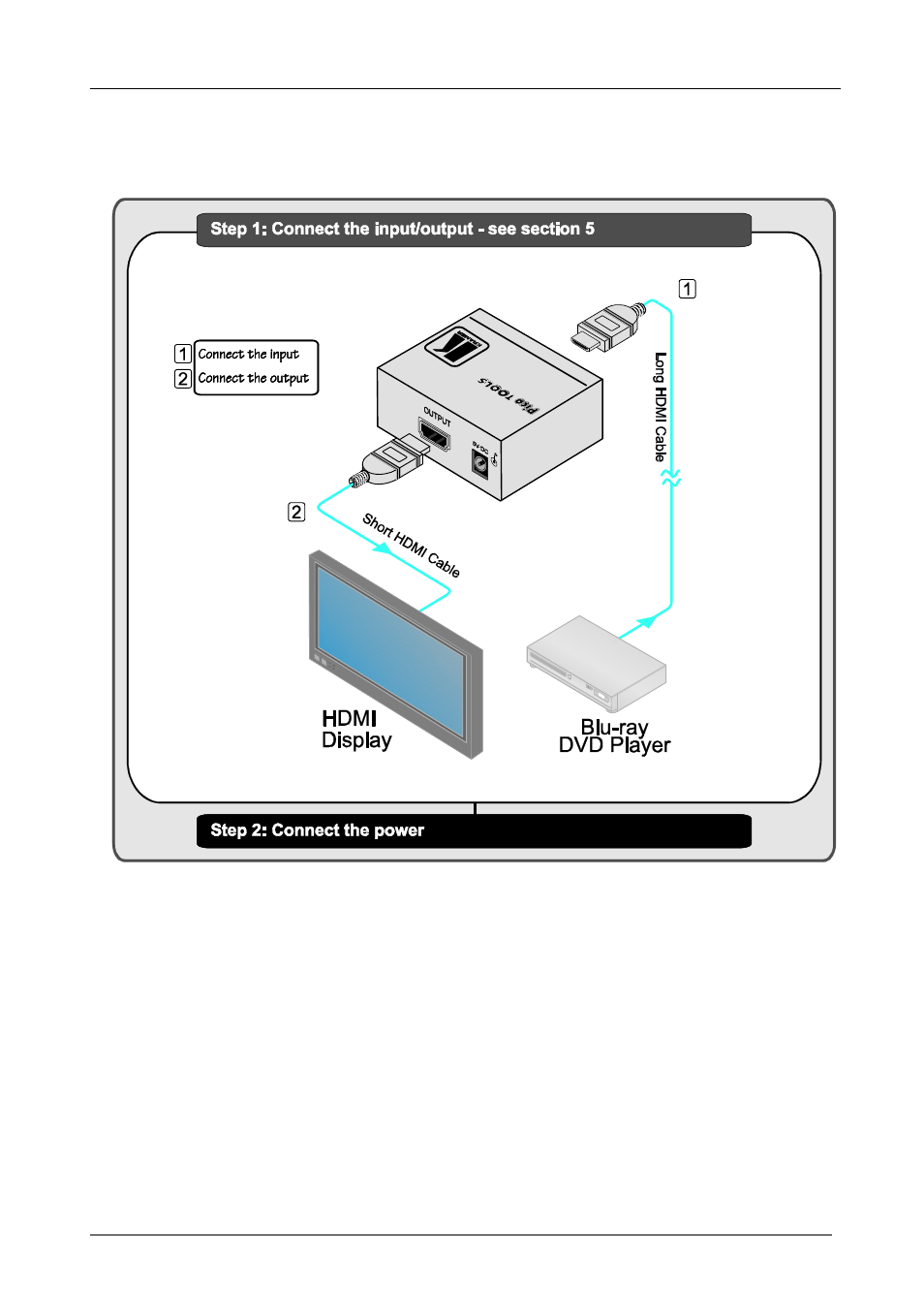 1 quick start, Quick start | Kramer Electronics PT-101Hxl User Manual | Page 4 / 11