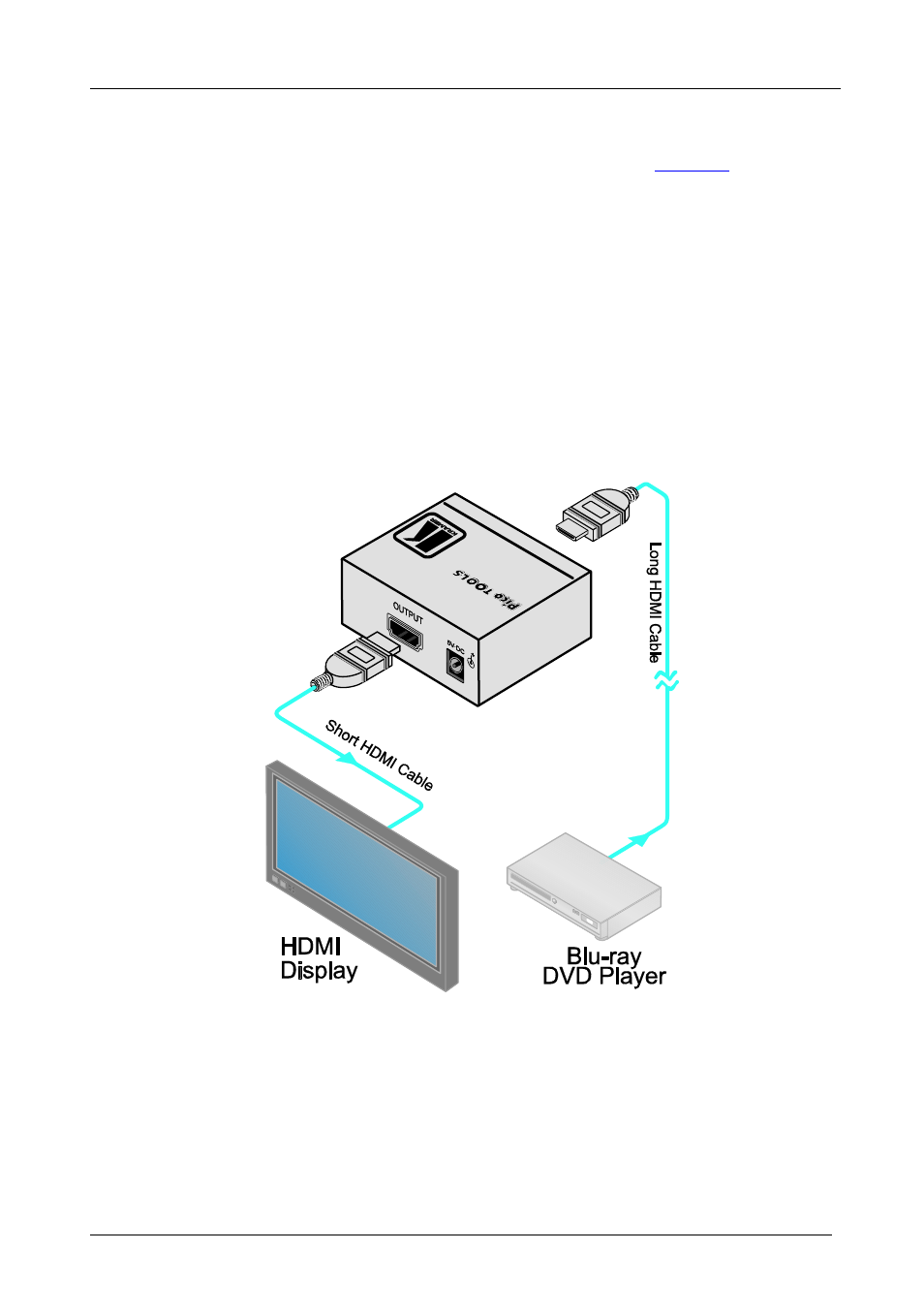 5 connecting a pt-101hxl hdmi repeater, Connecting a pt-101hxl hdmi repeater, Figure 2: connecting the pt-101hxl hdmi repeater | Kramer Electronics PT-101Hxl User Manual | Page 8 / 11