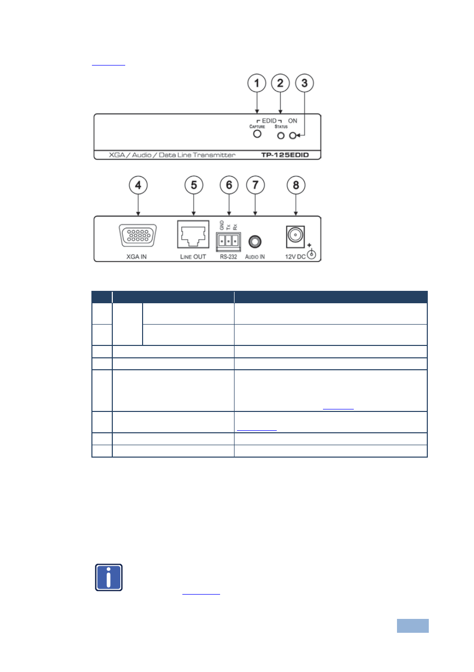 Kramer Electronics TP-125EDID User Manual | Page 20 / 31