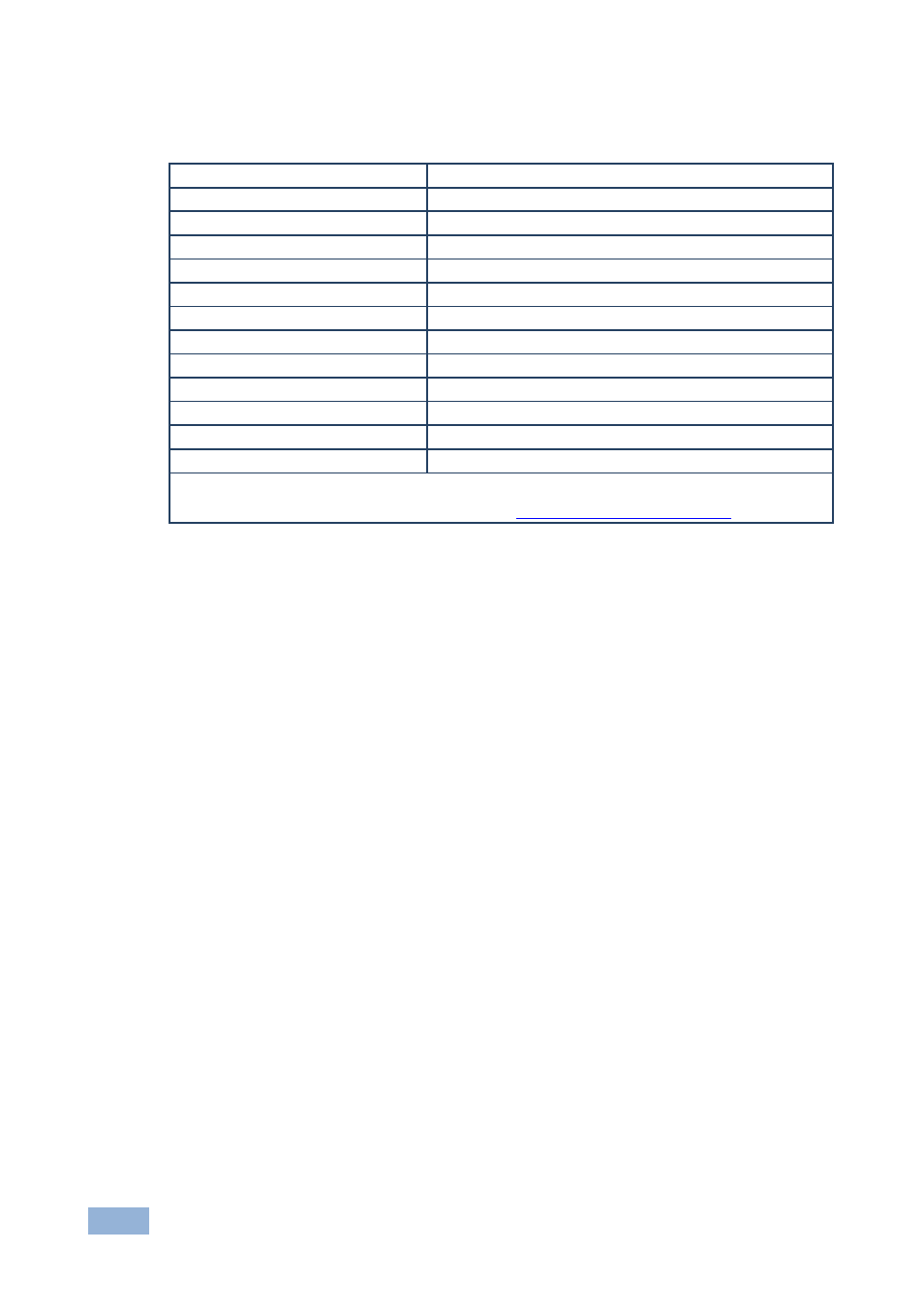 3 technical specifications pt-110edid, Technical specifications pt-110edid | Kramer Electronics TP-125EDID User Manual | Page 27 / 31