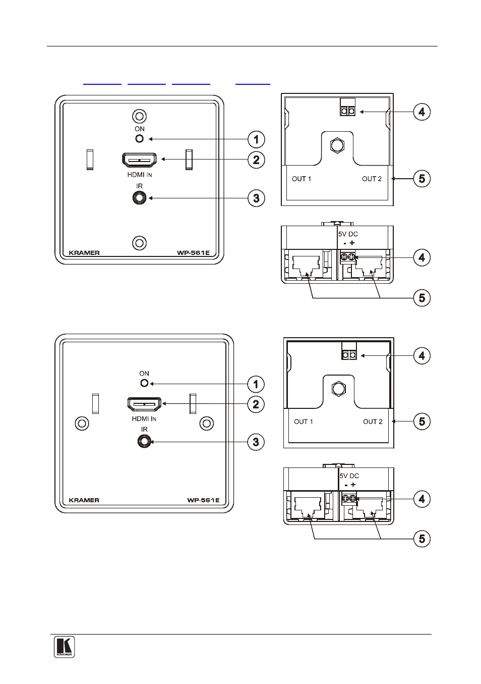 1 your wp-561 hdmi line transmitter, Your wp-561 hdmi line transmitter | Kramer Electronics WP-562 User Manual | Page 10 / 22