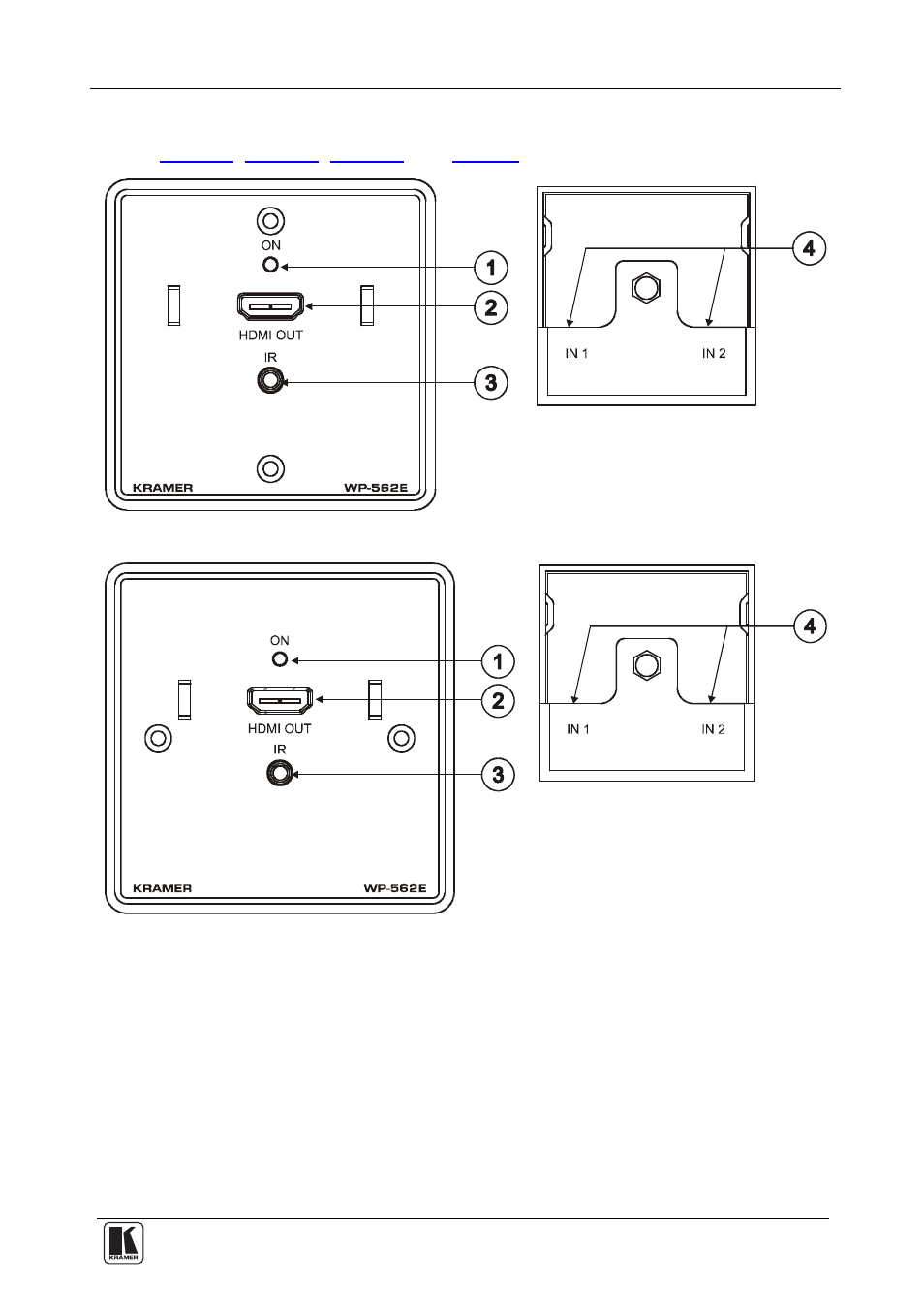 2 your wp-562 hdmi line receiver, Your wp-562 hdmi line receiver, Ction | Kramer Electronics WP-562 User Manual | Page 12 / 22
