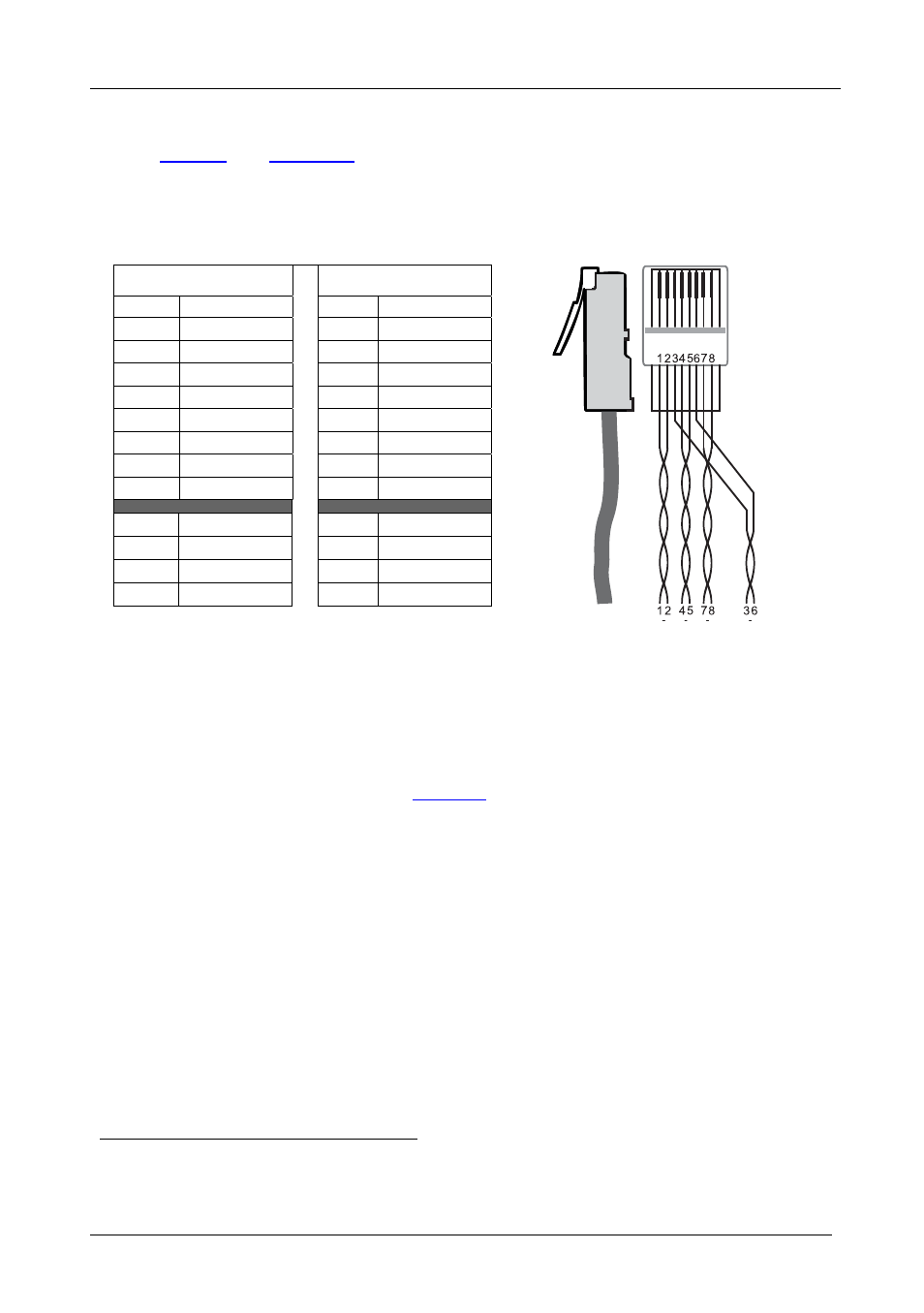 2 connecting an ir receiver and emitter, Wiring the cat 5 line in/line out rj-45 connectors, Connecting an ir receiver and emitter | Figure 10: cat 5 pinout, Table 5: cat 5 pinout, Section, Cat 5 cables and the ir emitter | Kramer Electronics WP-562 User Manual | Page 19 / 22