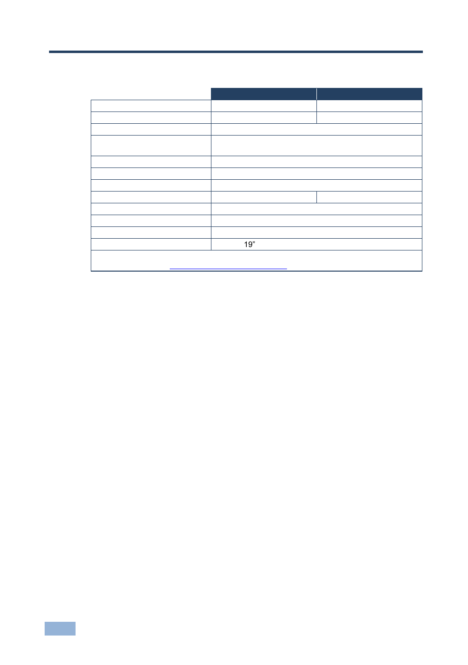 7 technical specifications, Technical specifications, 7technical specifications | Kramer Electronics PT-572+ User Manual | Page 13 / 15