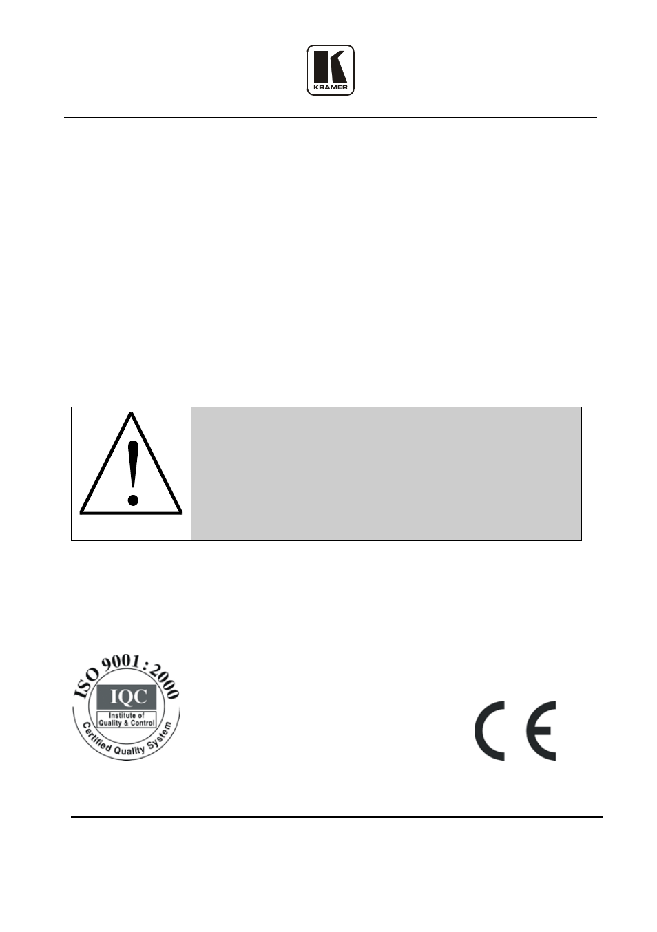 Kramer Electronics PT-571HDCP User Manual | Page 12 / 12