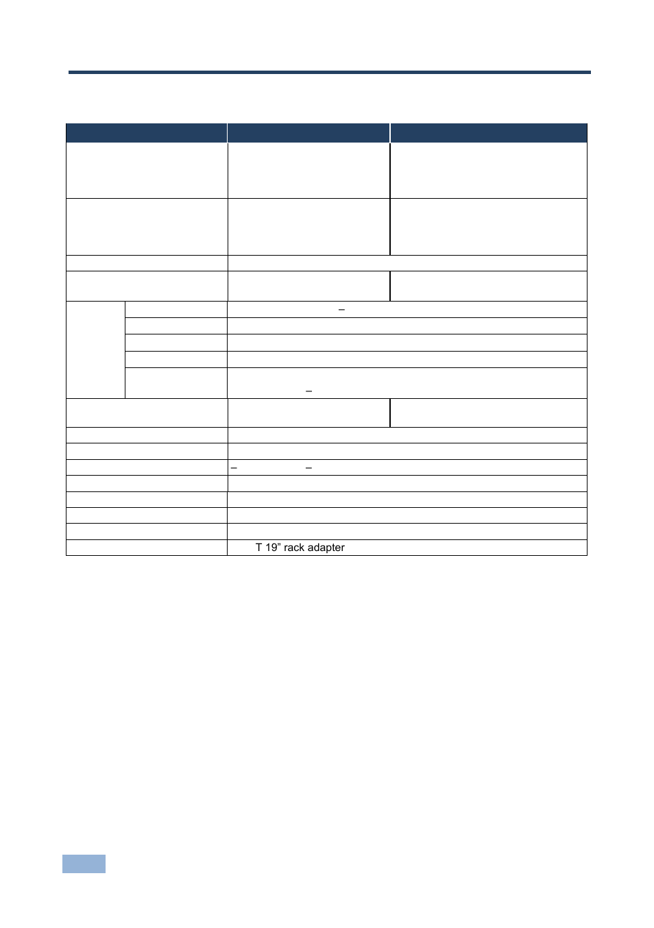 8 technical specifications, Technical specifications, 8technical specifications | Kramer Electronics TP-122xl User Manual | Page 15 / 17