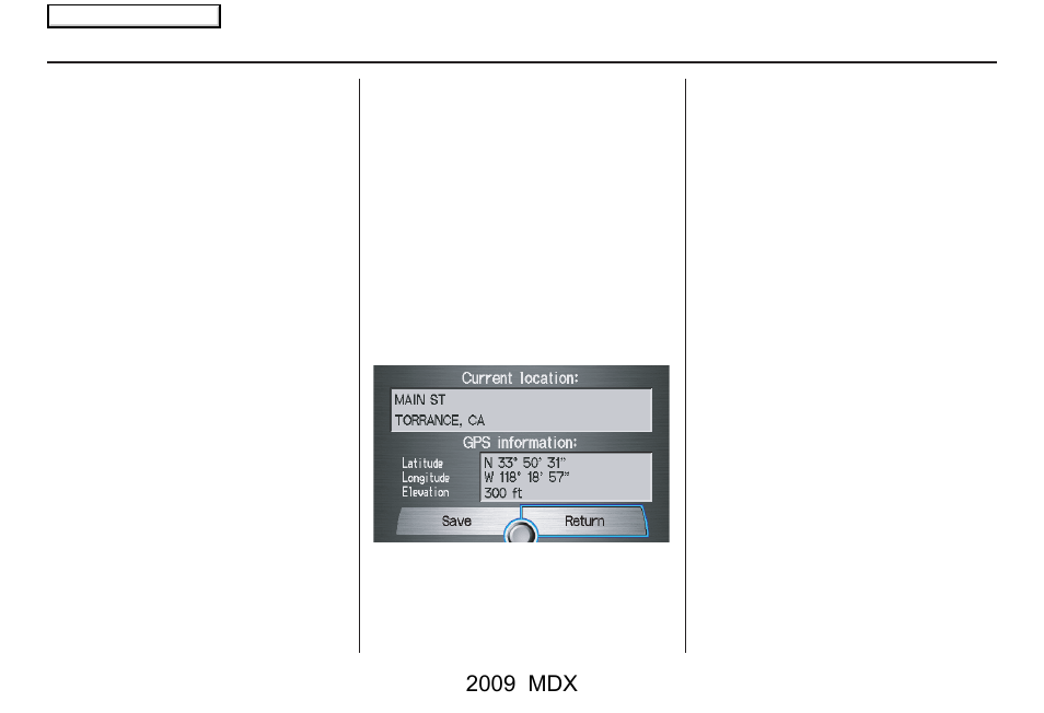 Getting started, 2009 mdx | Acura 2009 MDX User Manual | Page 21 / 174