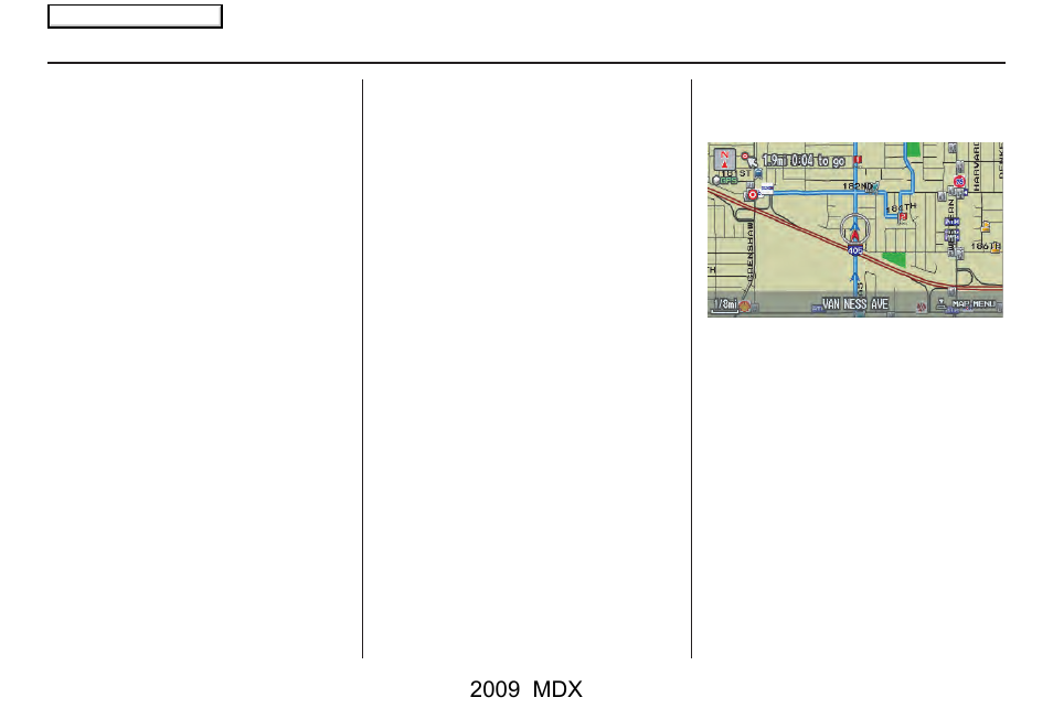 Driving to your destination, 2009 mdx | Acura 2009 MDX User Manual | Page 72 / 174