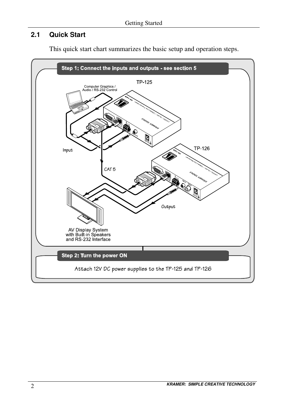 Kramer Electronics TP-126 User Manual | Page 4 / 16
