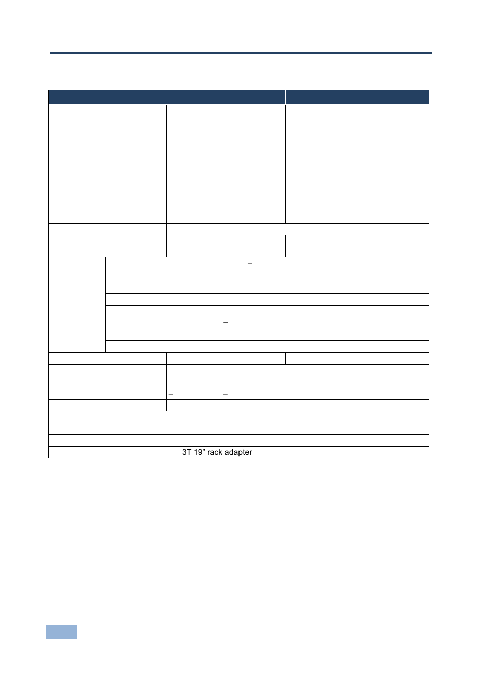 8 technical specifications, Technical specifications, 8technical specifications | Kramer Electronics TP-126xl User Manual | Page 15 / 17