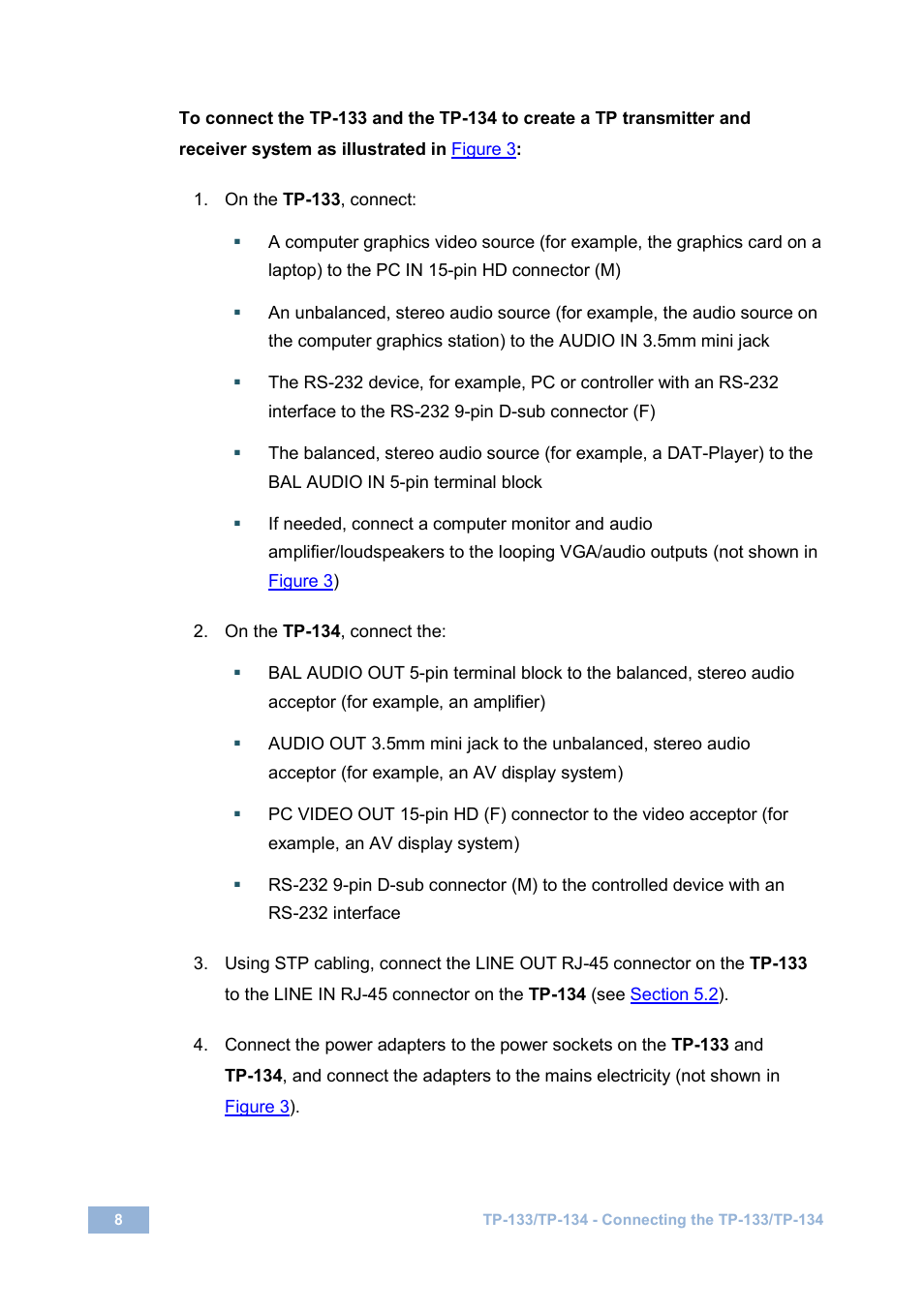 Kramer Electronics TP-134 User Manual | Page 11 / 18