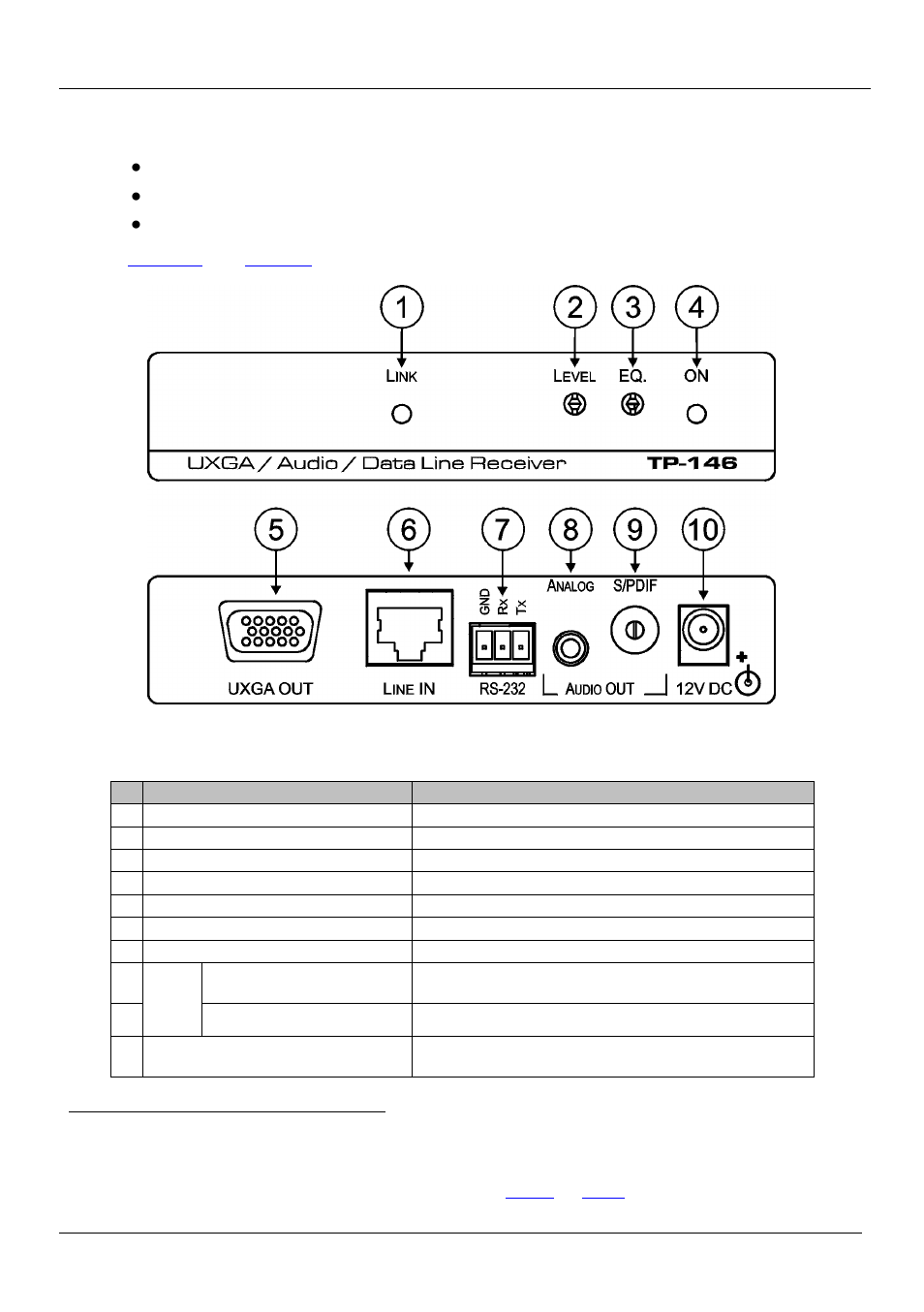 Kramer Electronics TP-146 User Manual | Page 8 / 15