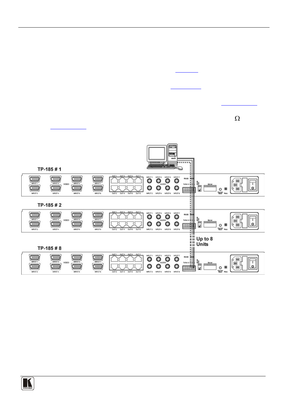 Kramer Electronics TP-185 User Manual | Page 12 / 21