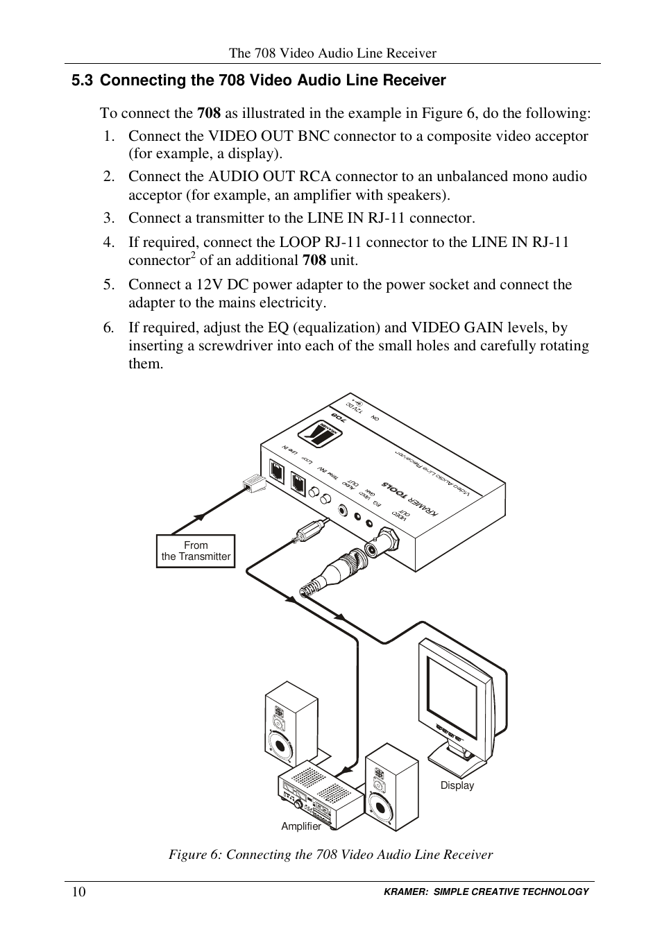 Kramer Electronics TP-1xl User Manual | Page 12 / 21