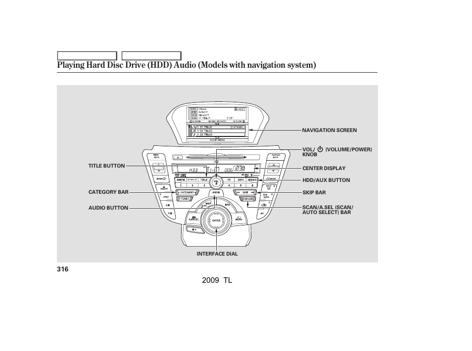 2009 tl | Acura 2009 TL User Manual | Page 319 / 648