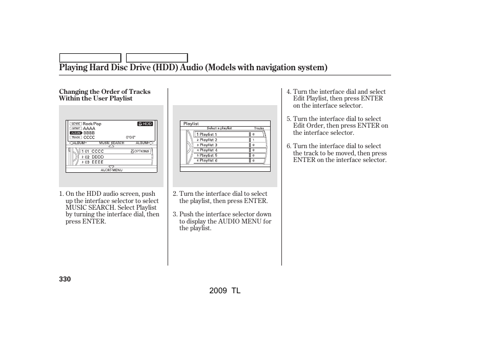 Acura 2009 TL User Manual | Page 333 / 648