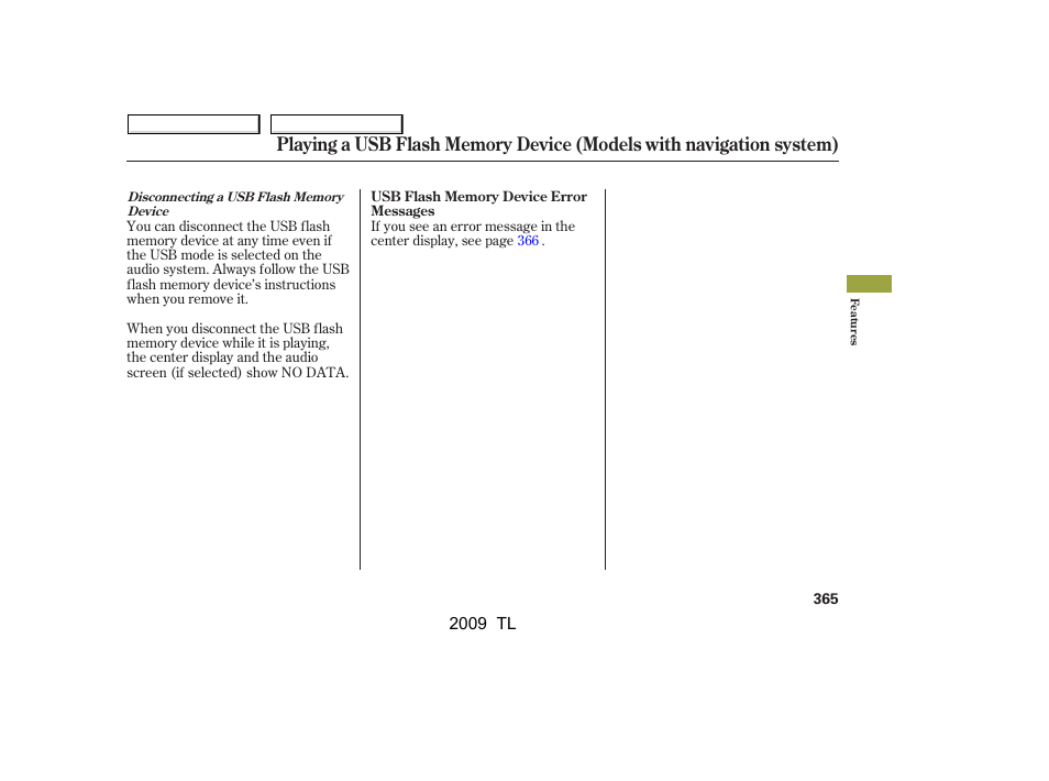 Acura 2009 TL User Manual | Page 368 / 648