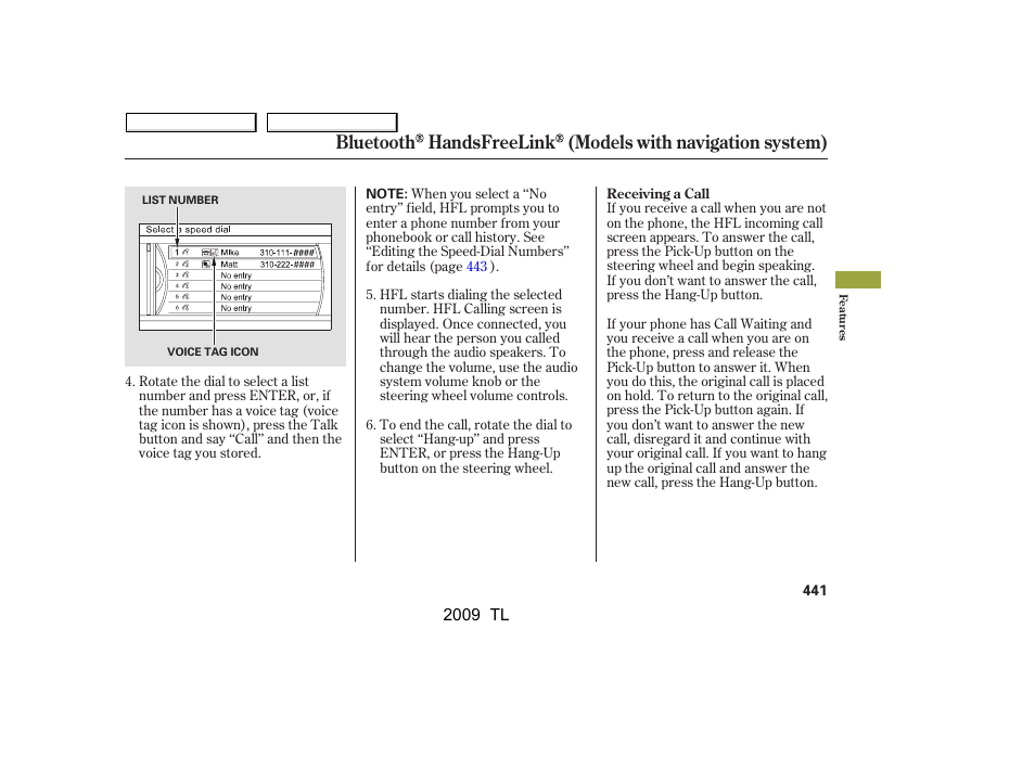 Acura 2009 TL User Manual | Page 444 / 648