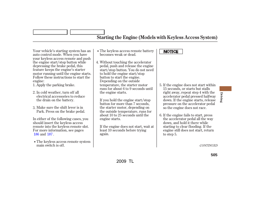 Acura 2009 TL User Manual | Page 508 / 648