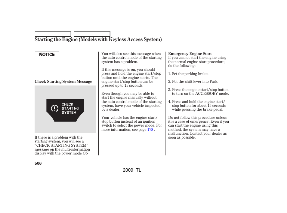 Acura 2009 TL User Manual | Page 509 / 648