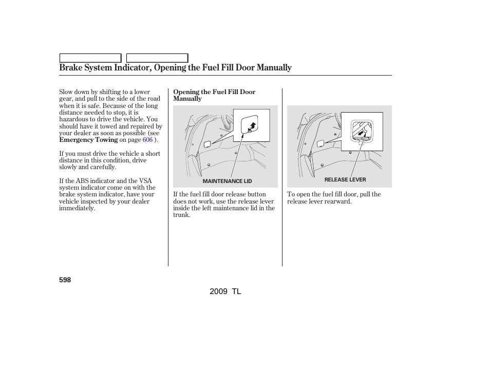 Acura 2009 TL User Manual | Page 601 / 648