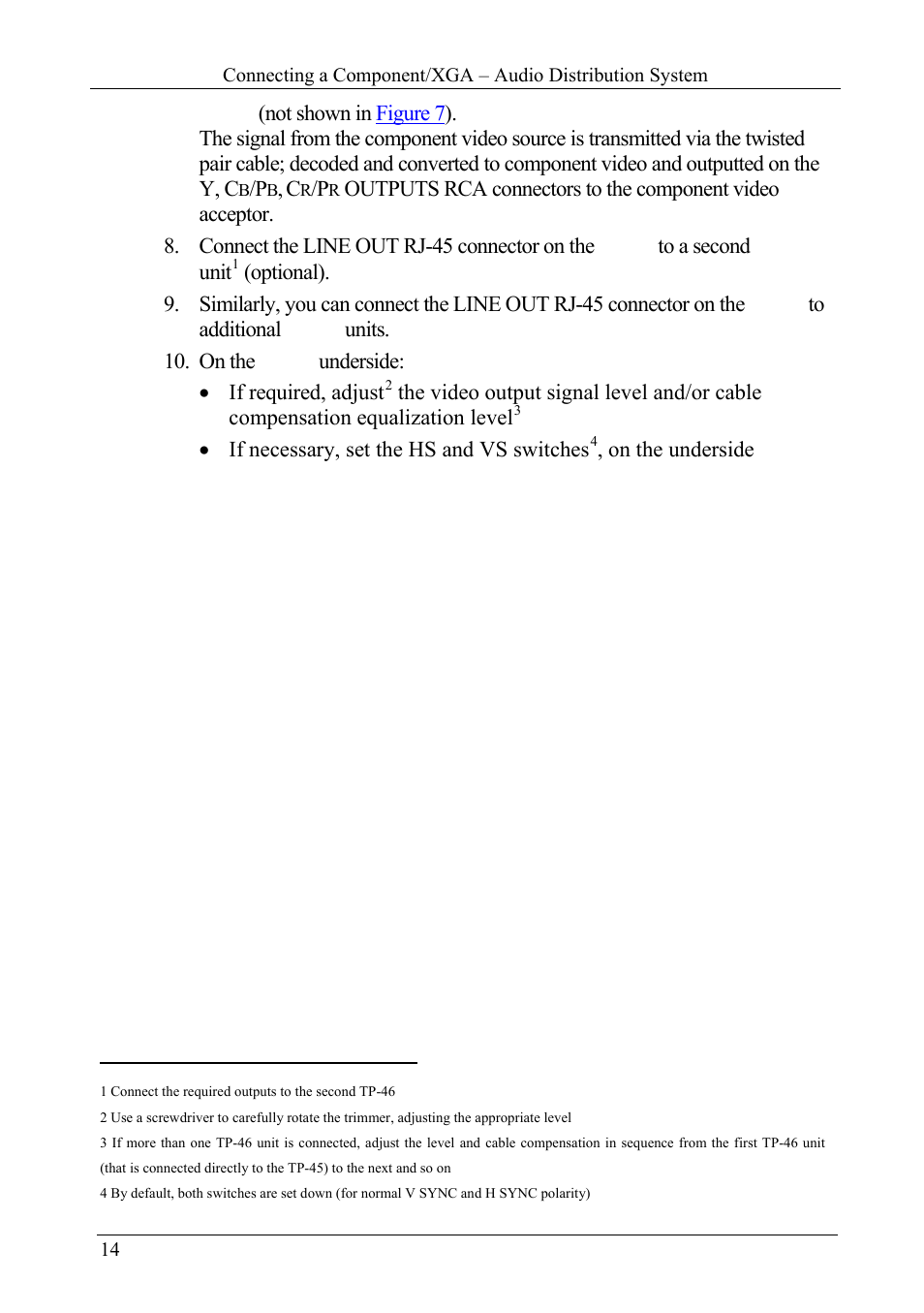 Kramer Electronics TP-46 User Manual | Page 16 / 22