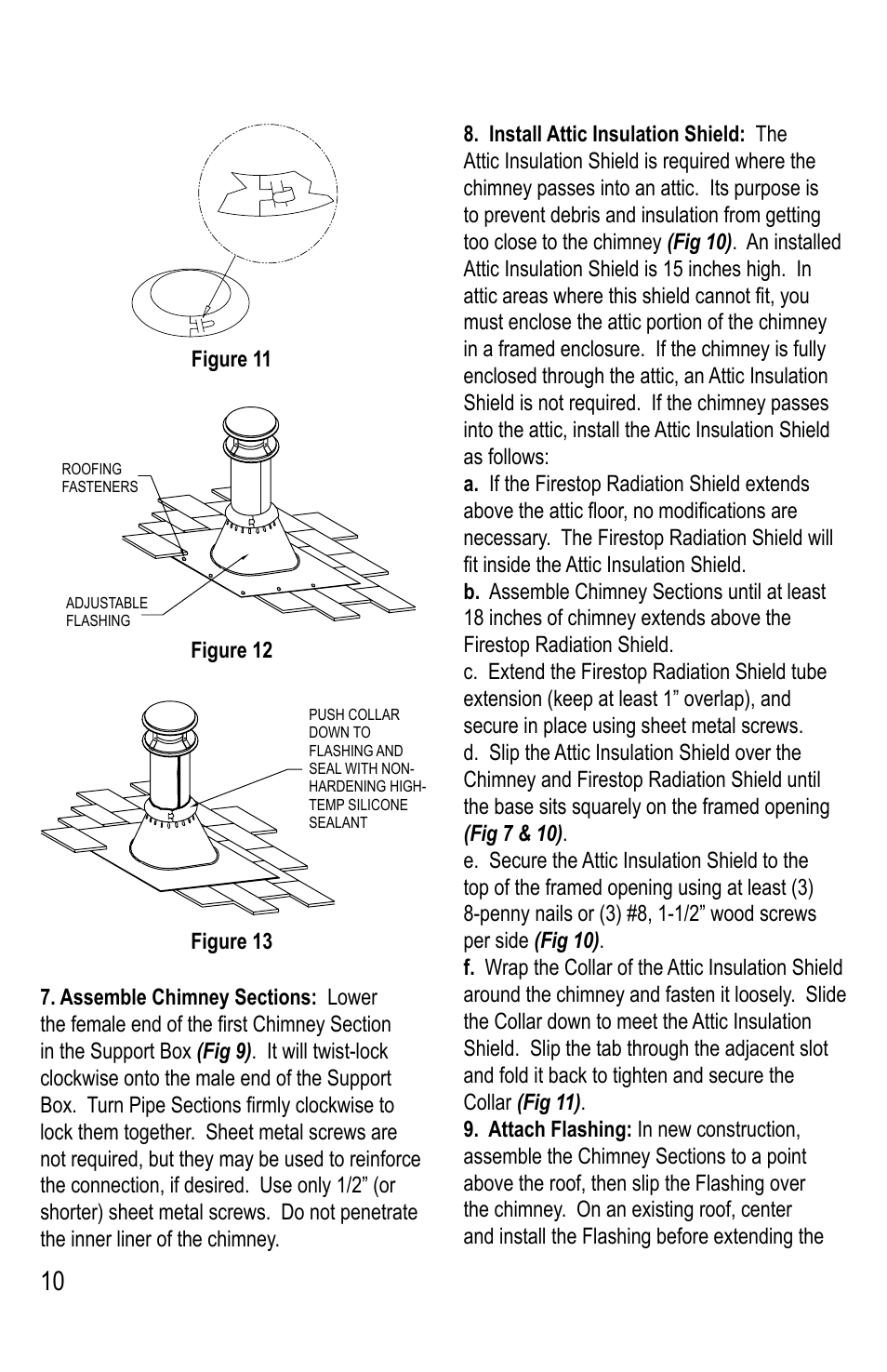 M&G DuraVent DuraTech® 5-8 User Manual | Page 10 / 24