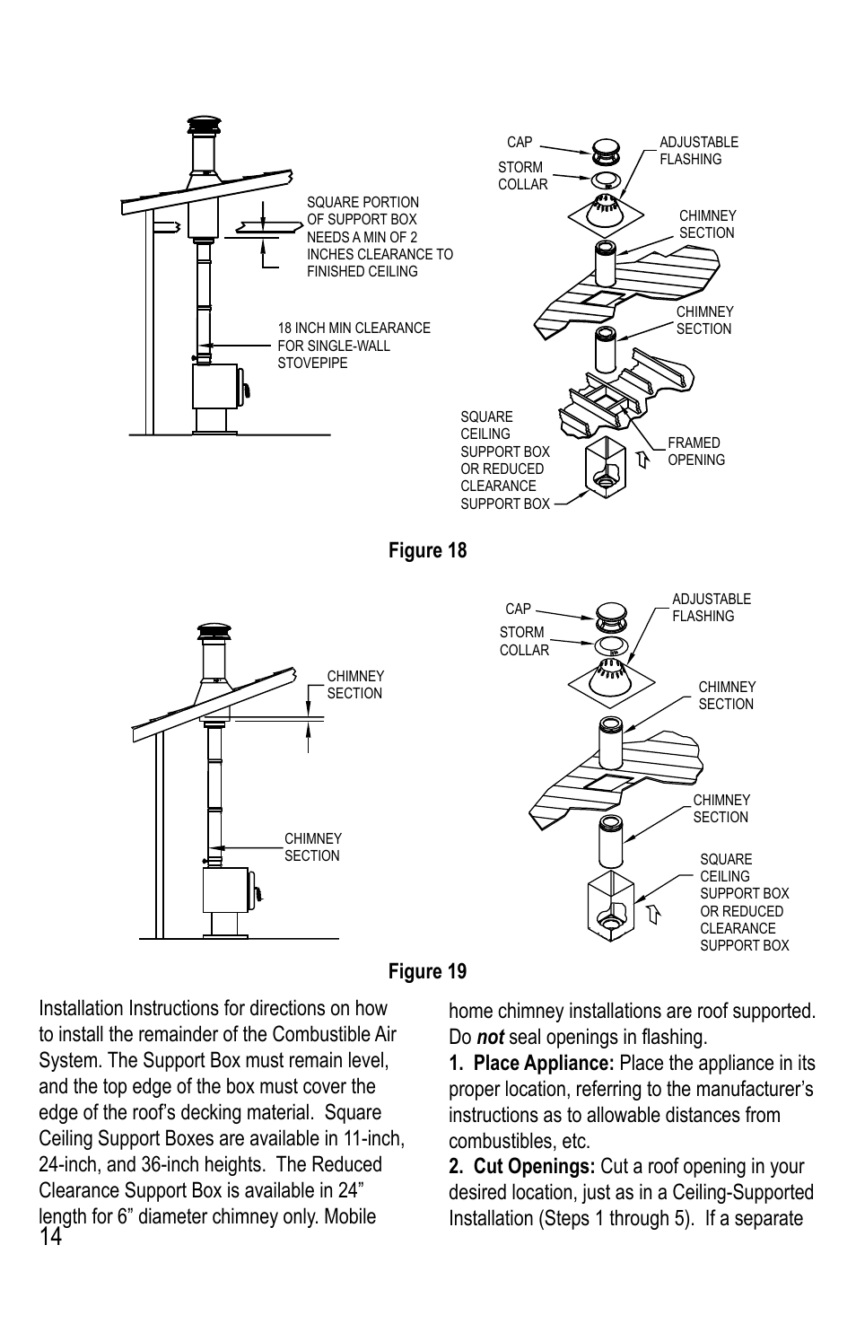 Figure 18 figure 19 | M&G DuraVent DuraTech® 5-8 User Manual | Page 14 / 24