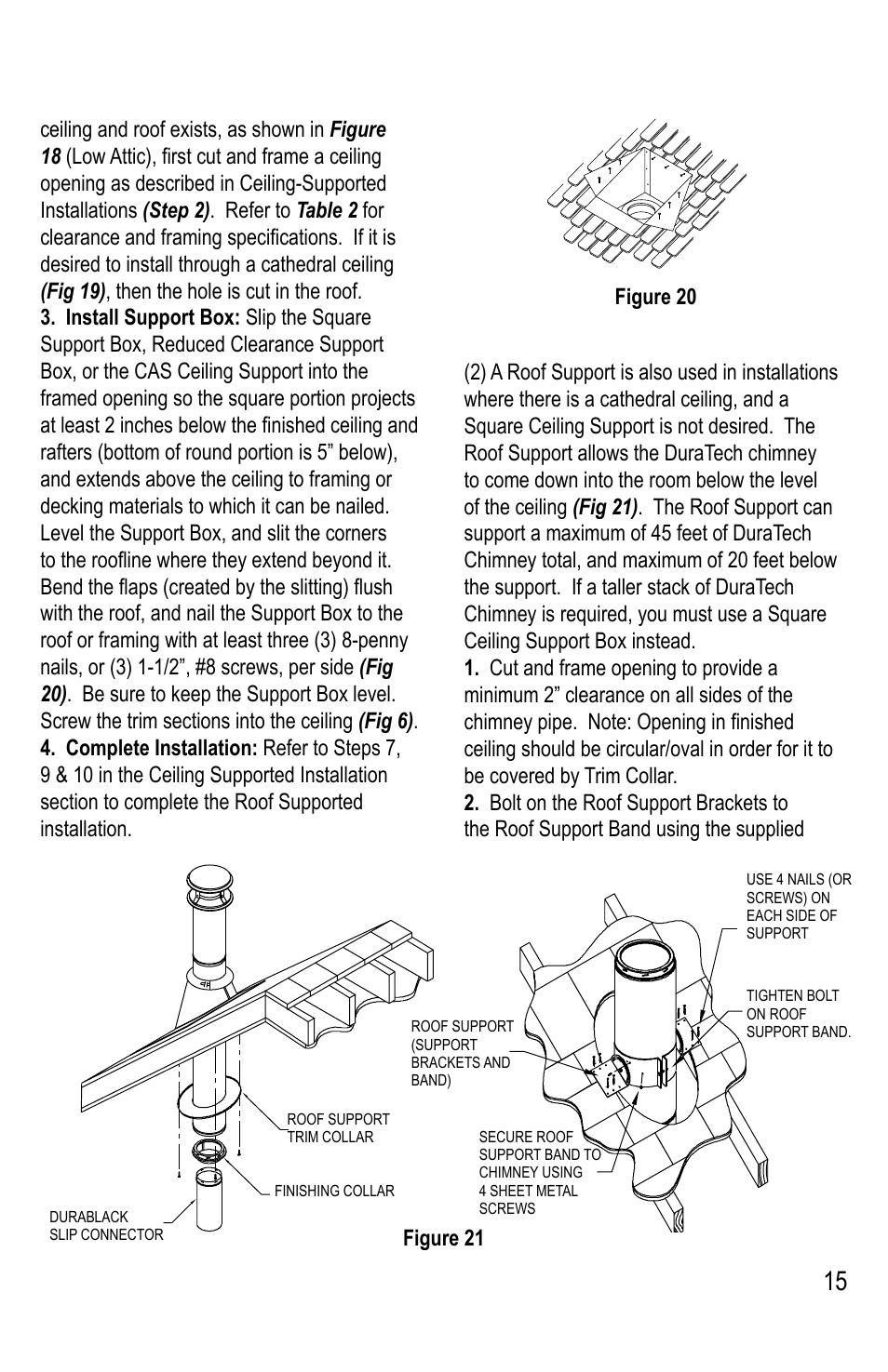 M&G DuraVent DuraTech® 5-8 User Manual | Page 15 / 24