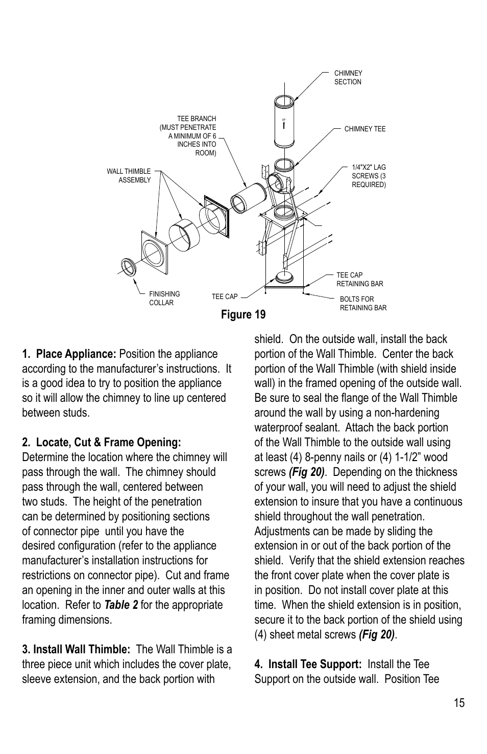 DuraVent DuraTech 10-24 Installation User Manual | Page 15 / 24