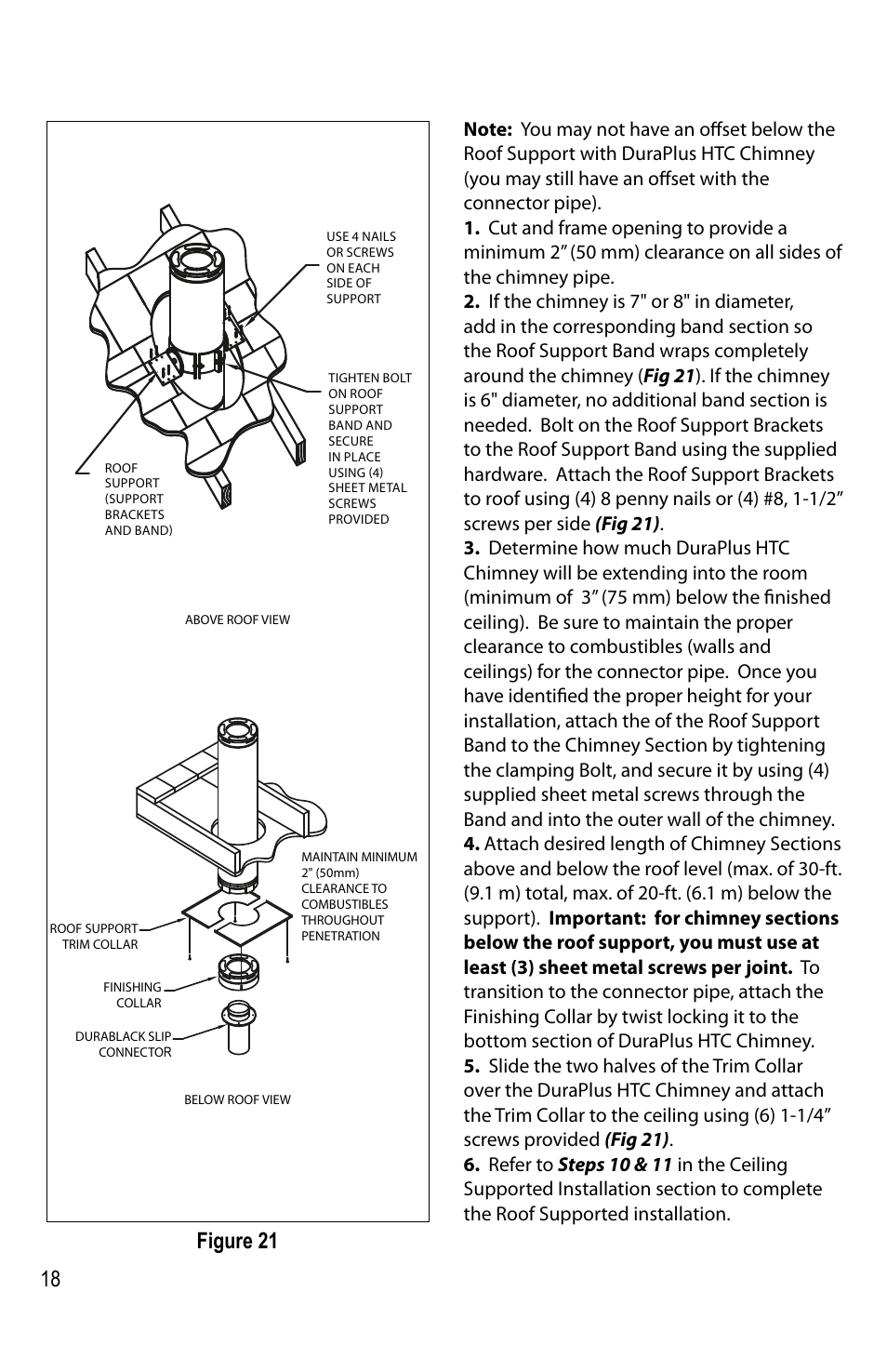 Figure 21 | DuraVent DuraPlus HTC User Manual | Page 18 / 28