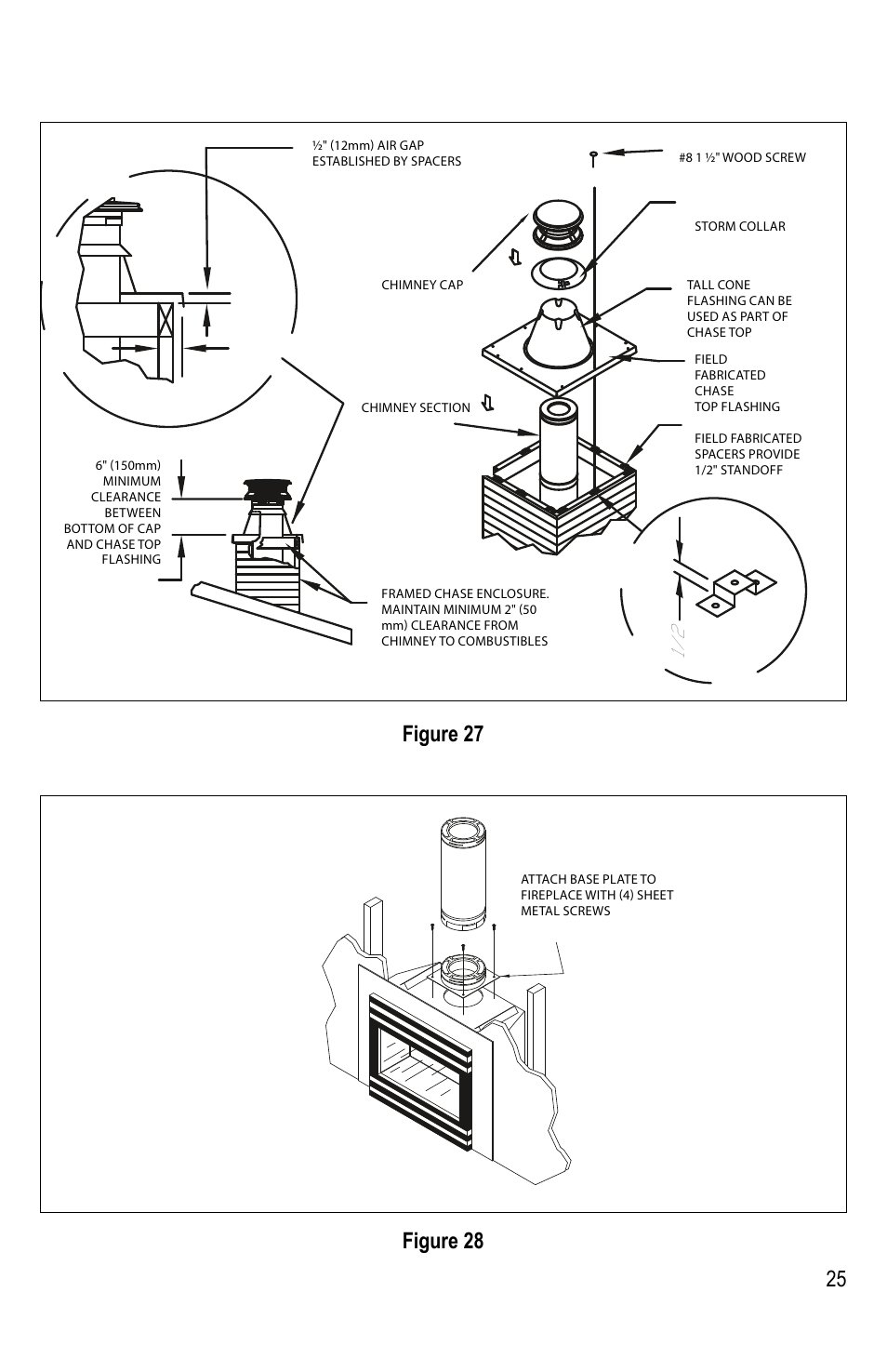 Figure 27 figure 28 | DuraVent DuraPlus HTC User Manual | Page 25 / 28