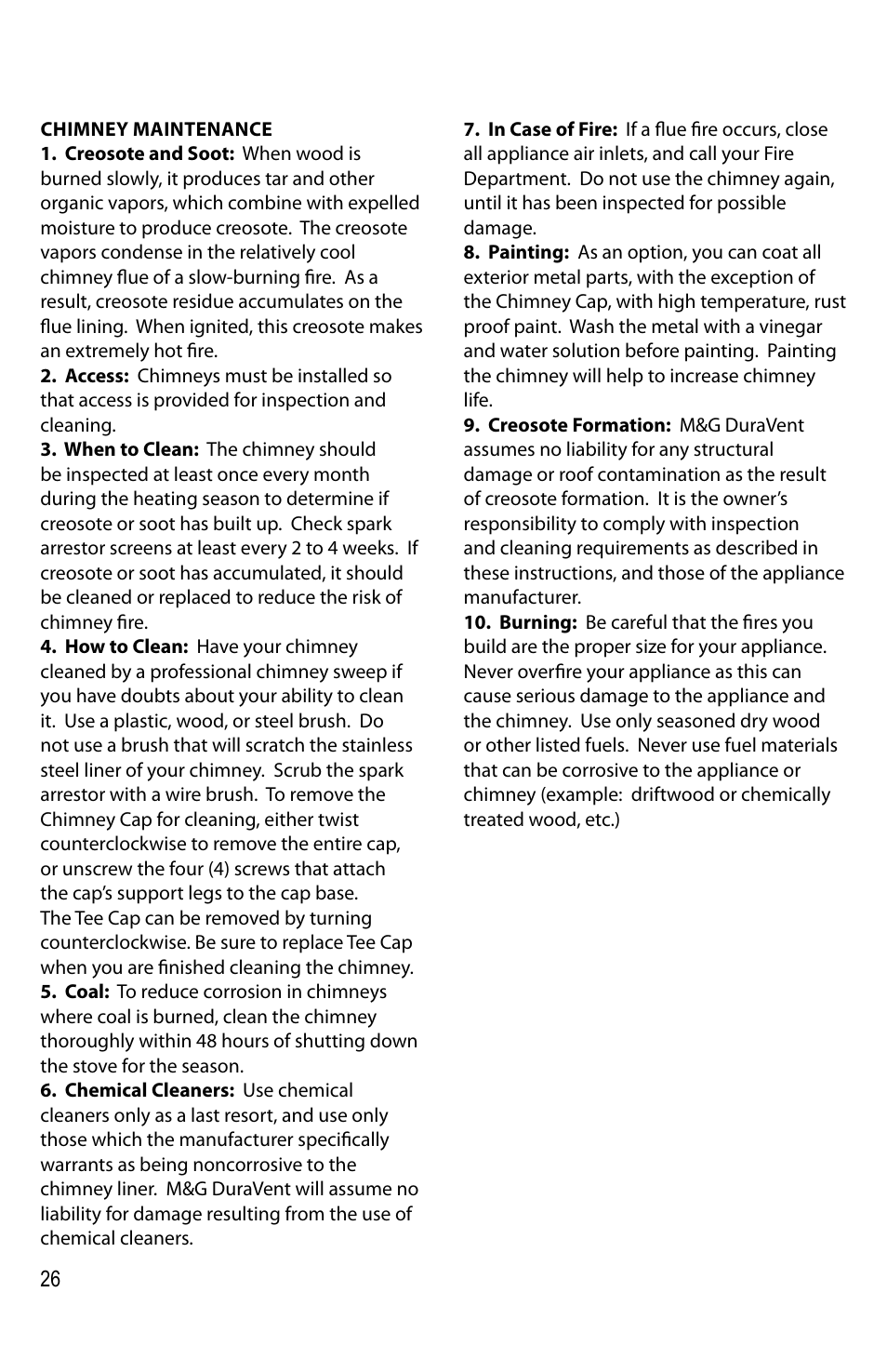 DuraVent DuraPlus HTC User Manual | Page 26 / 28