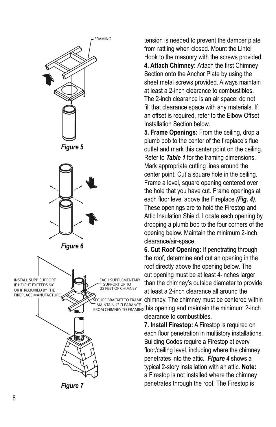 DuraVent DuraChimney II User Manual | Page 8 / 16