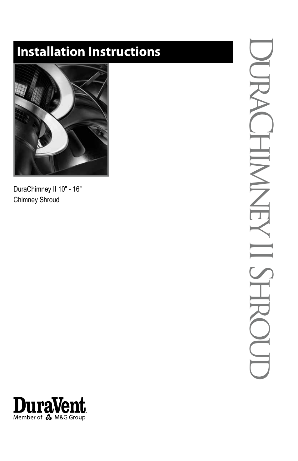 DuraVent DuraChimney II Shroud User Manual | 8 pages